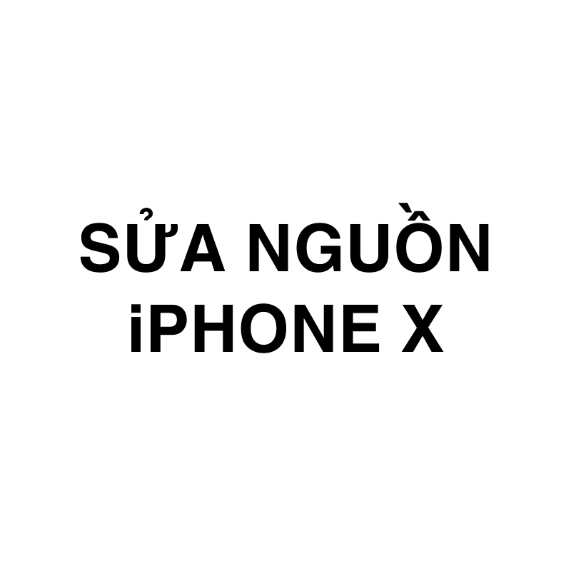 Sửa nguồn iPhone X