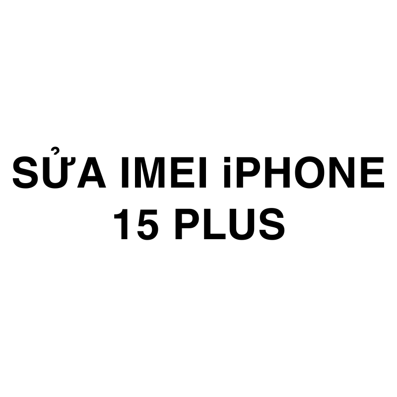 Sửa imei iPhone 15 Plus